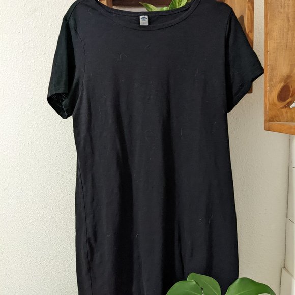Black T-shirt Dress (Old Navy) - Picture 1 of 1
